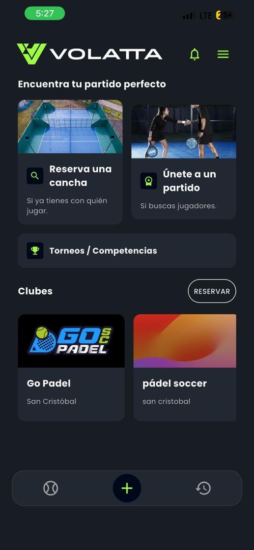Inicio de Volatta